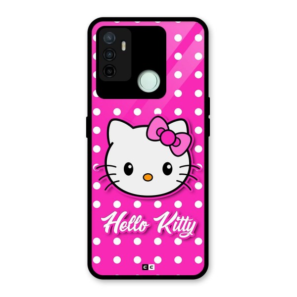 Baby Kitty Glass Back Case for Oppo A53