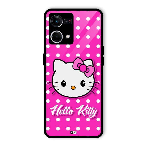 Baby Kitty Glass Back Case for Oppo F21 Pro 4G