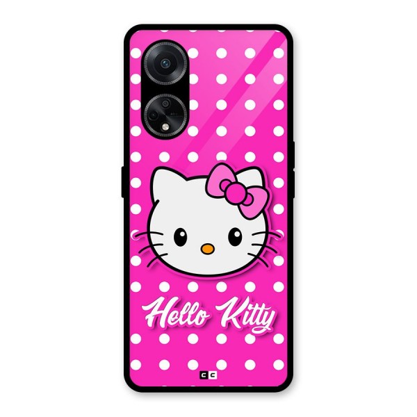 Baby Kitty Glass Back Case for Oppo F23