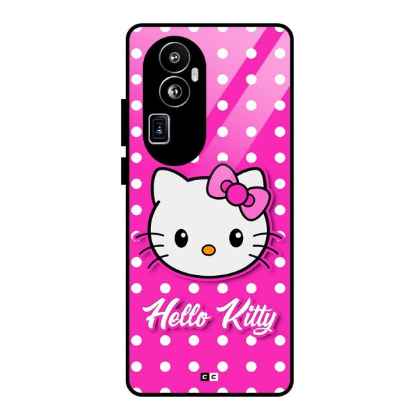 Baby Kitty Glass Back Case for Oppo Reno10 Pro Plus