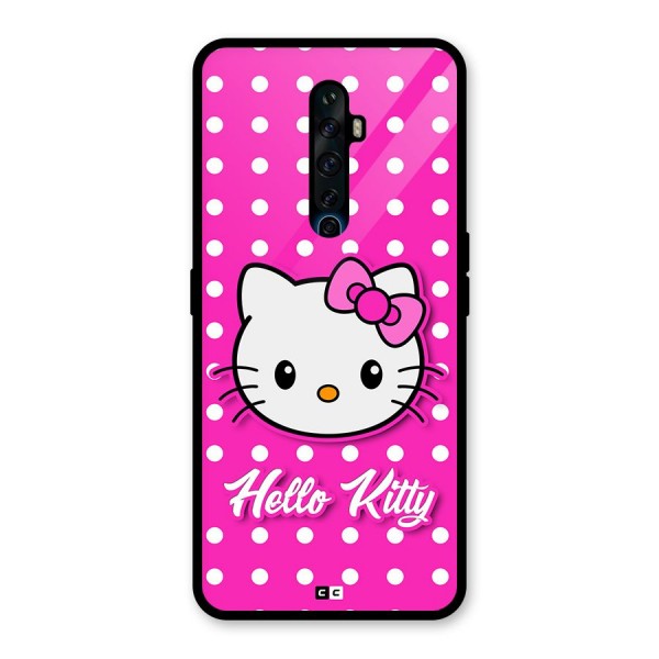 Baby Kitty Glass Back Case for Oppo Reno2 F