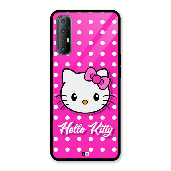 Baby Kitty Glass Back Case for Oppo Reno3 Pro