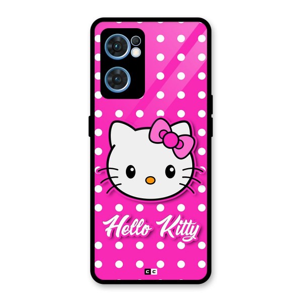 Baby Kitty Glass Back Case for Oppo Reno7 5G