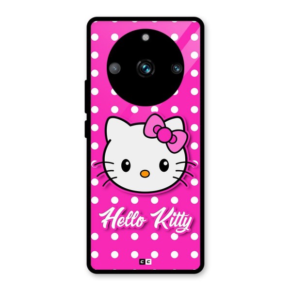 Baby Kitty Glass Back Case for Realme 11 Pro