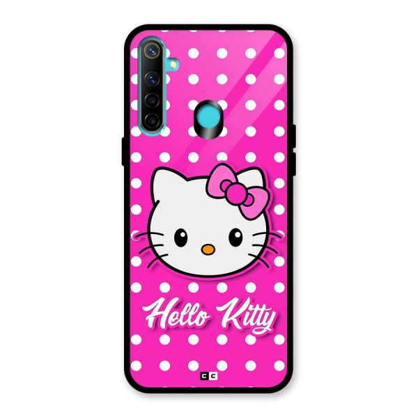 Baby Kitty Glass Back Case for Realme 5