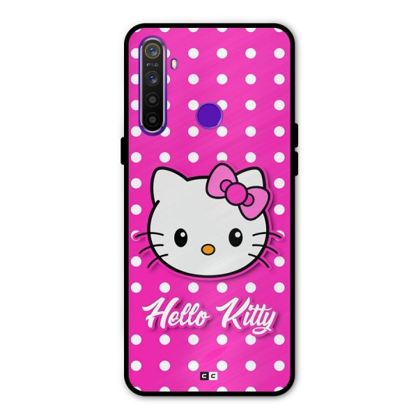 Baby Kitty Glass Back Case for Realme 5s