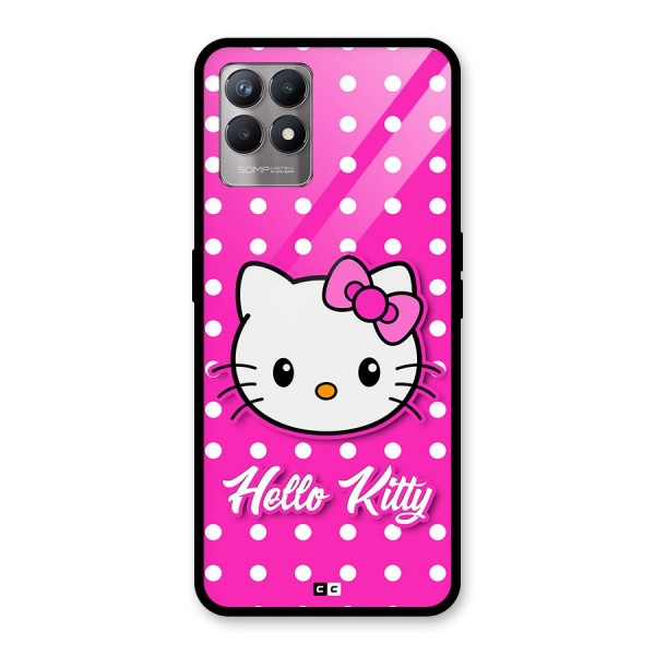 Baby Kitty Glass Back Case for Realme 8i