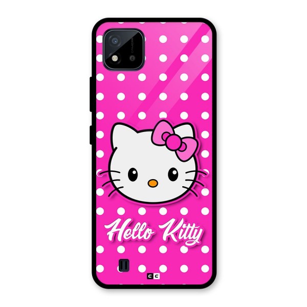 Baby Kitty Glass Back Case for Realme C11 2021