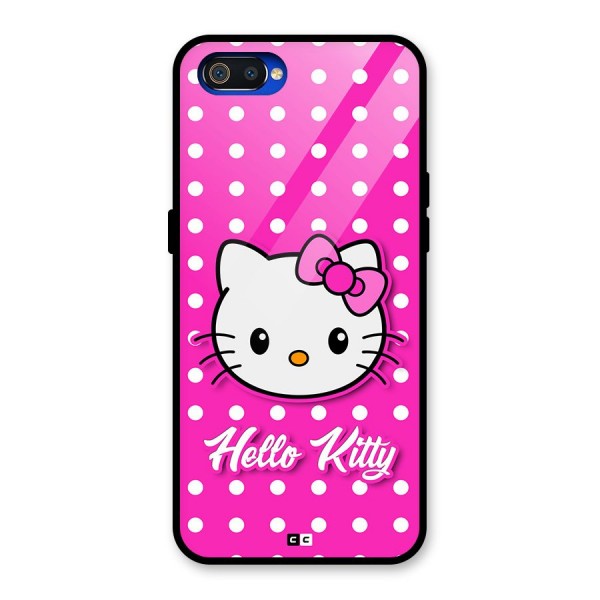 Baby Kitty Glass Back Case for Realme C2