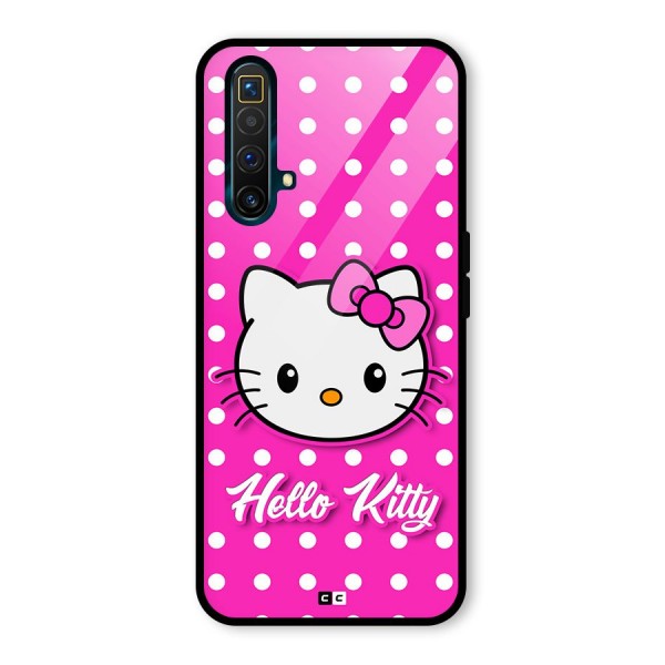 Baby Kitty Glass Back Case for Realme X3 SuperZoom