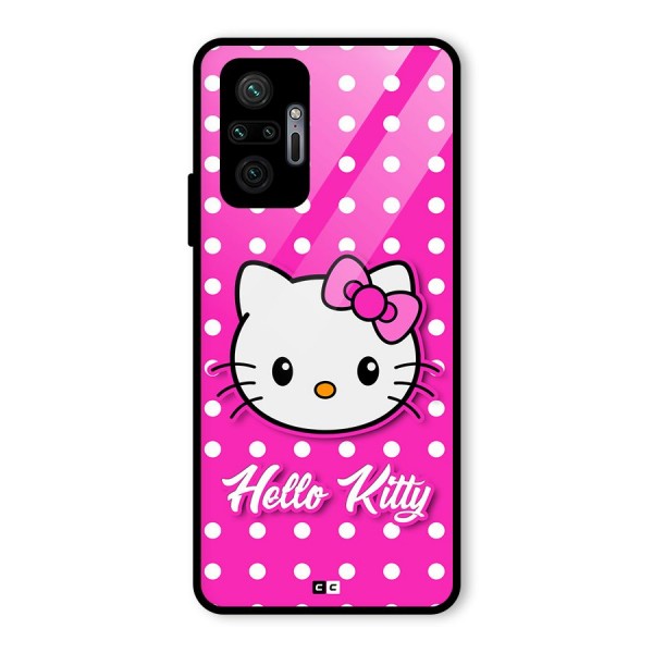 Baby Kitty Glass Back Case for Redmi Note 10 Pro