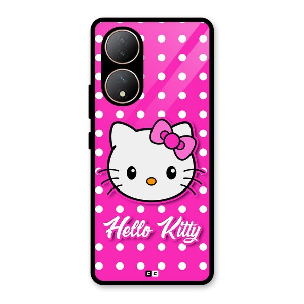 Baby Kitty Glass Back Case for Vivo T2