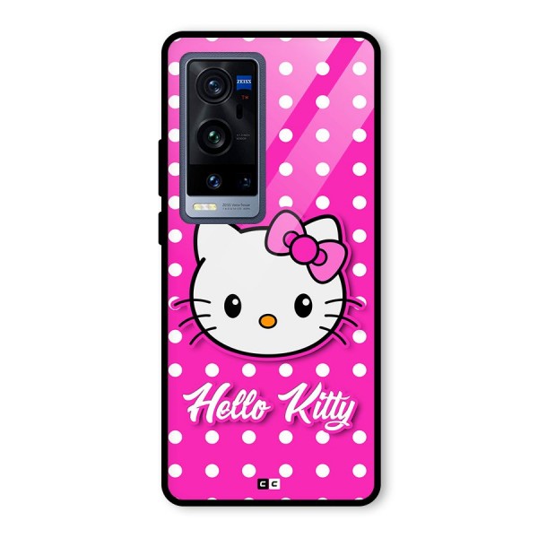 Baby Kitty Glass Back Case for Vivo X60 Pro Plus