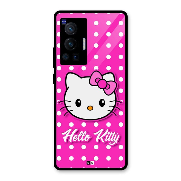 Baby Kitty Glass Back Case for Vivo X70 Pro