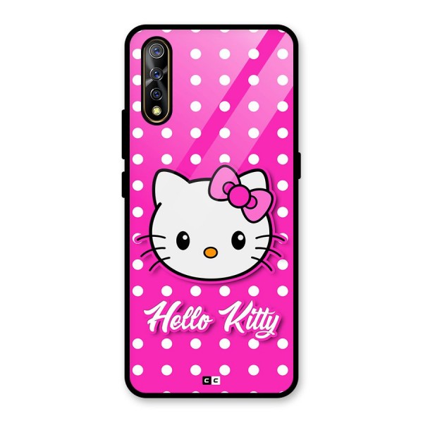 Baby Kitty Glass Back Case for Vivo Z1x