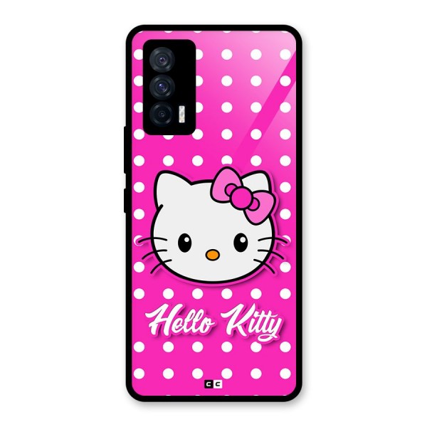 Baby Kitty Glass Back Case for Vivo iQOO 7 5G