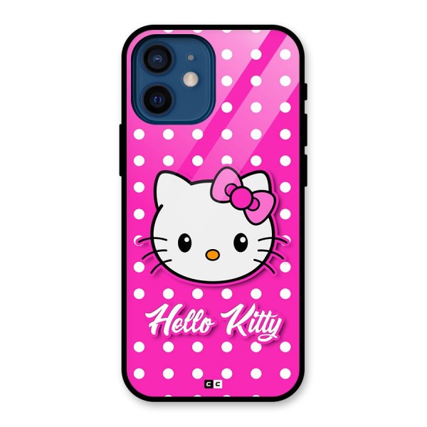 Baby Kitty Glass Back Case for iPhone 12 Mini