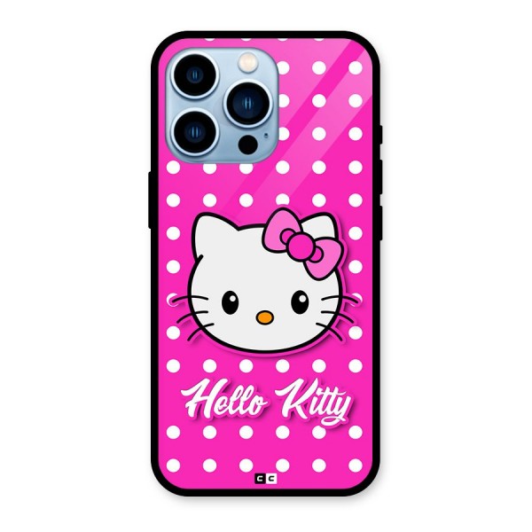 Baby Kitty Glass Back Case for iPhone 13 Pro