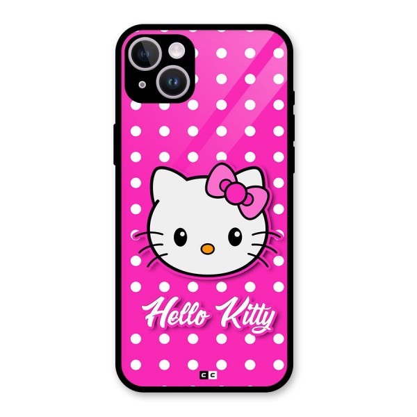 Baby Kitty Glass Back Case for iPhone 14 Plus