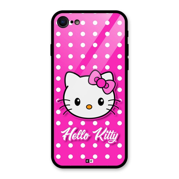 Baby Kitty Glass Back Case for iPhone 8