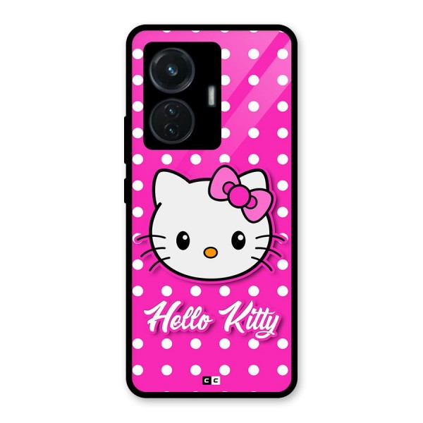 Baby Kitty Glass Back Case for iQOO Z6 44W