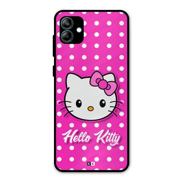 Baby Kitty Metal Back Case for Galaxy A04