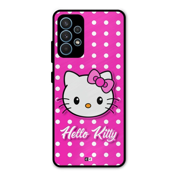 Baby Kitty Metal Back Case for Galaxy A32