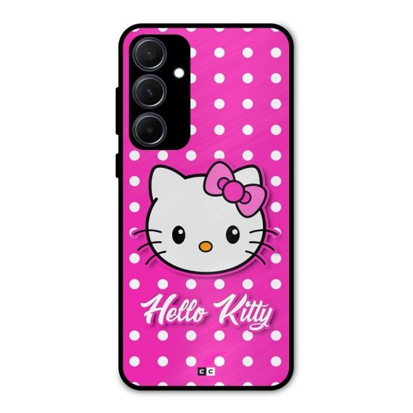 Baby Kitty Metal Back Case for Galaxy A35