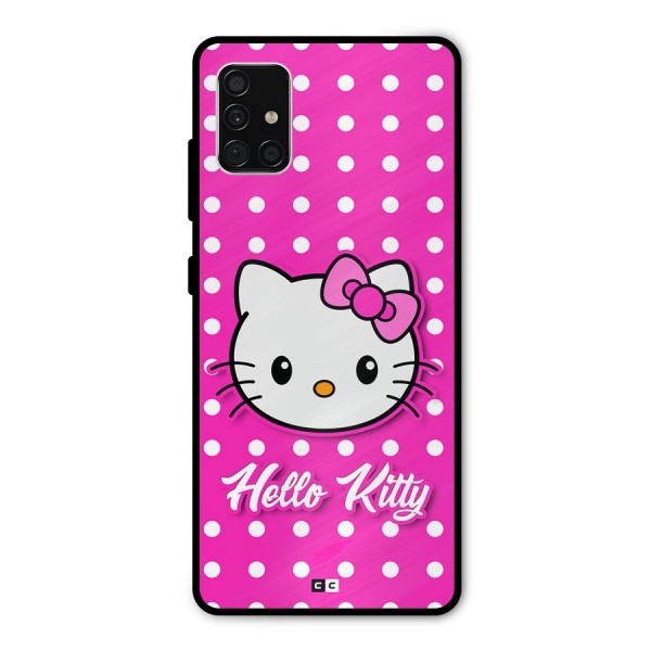 Baby Kitty Metal Back Case for Galaxy A51