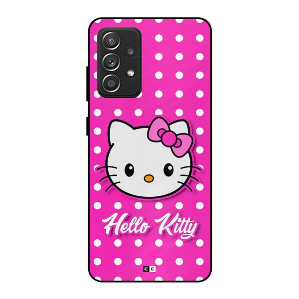 Baby Kitty Metal Back Case for Galaxy A52