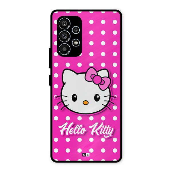 Baby Kitty Metal Back Case for Galaxy A53 5G