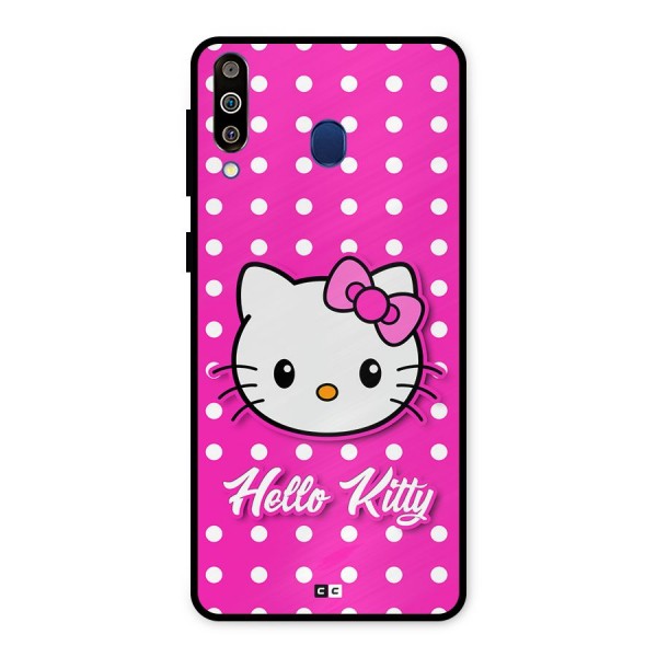 Baby Kitty Metal Back Case for Galaxy M30