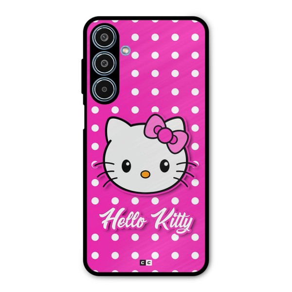 Baby Kitty Metal Back Case for Galaxy M35