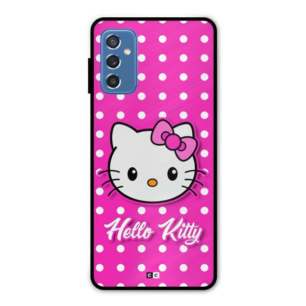 Baby Kitty Metal Back Case for Galaxy M52 5G