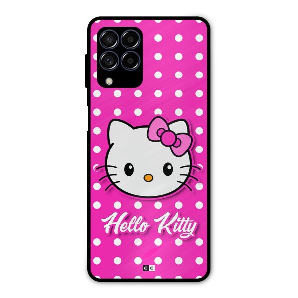 Baby Kitty Metal Back Case for Galaxy M53 5G