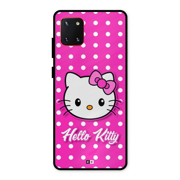 Baby Kitty Metal Back Case for Galaxy Note 10 Lite