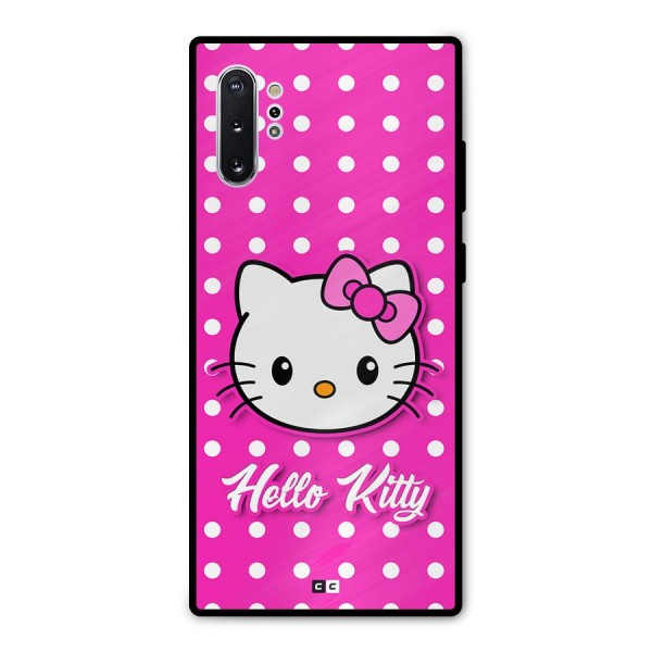 Baby Kitty Metal Back Case for Galaxy Note 10 Plus