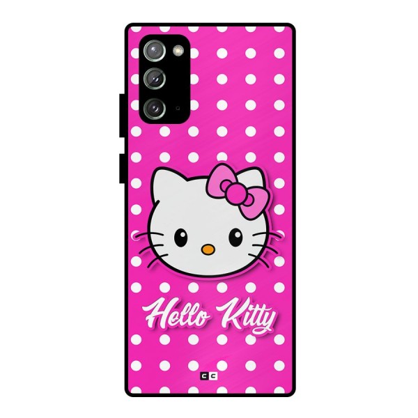 Baby Kitty Metal Back Case for Galaxy Note 20