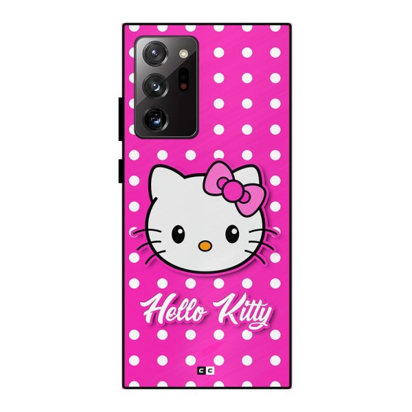 Baby Kitty Metal Back Case for Galaxy Note 20 Ultra