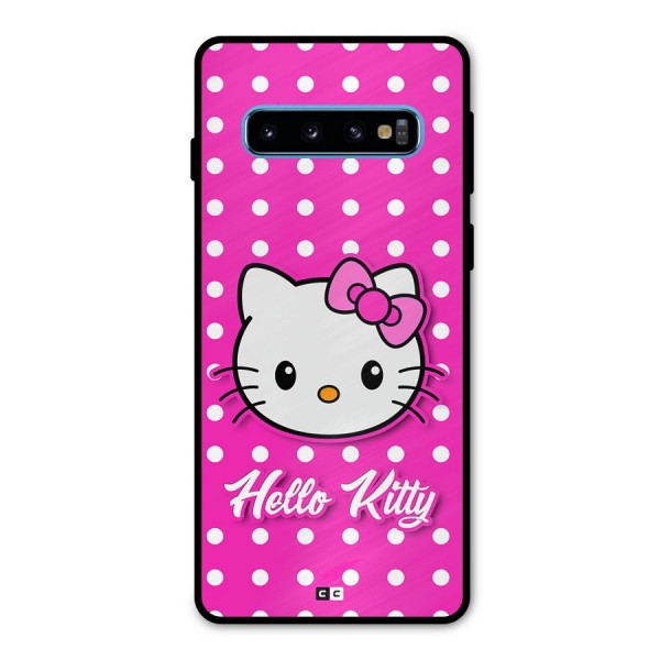 Baby Kitty Metal Back Case for Galaxy S10