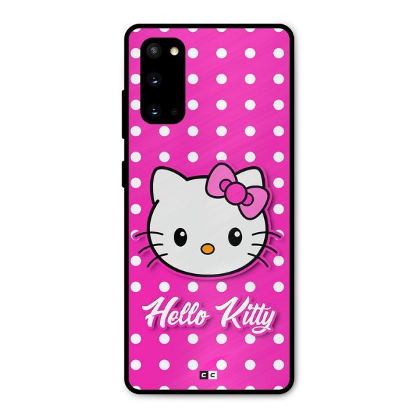 Baby Kitty Metal Back Case for Galaxy S20