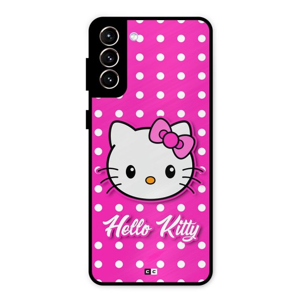 Baby Kitty Metal Back Case for Galaxy S21 Plus