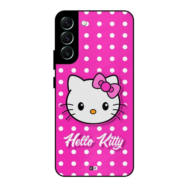 Baby Kitty Metal Back Case for Galaxy S22 Plus 5G