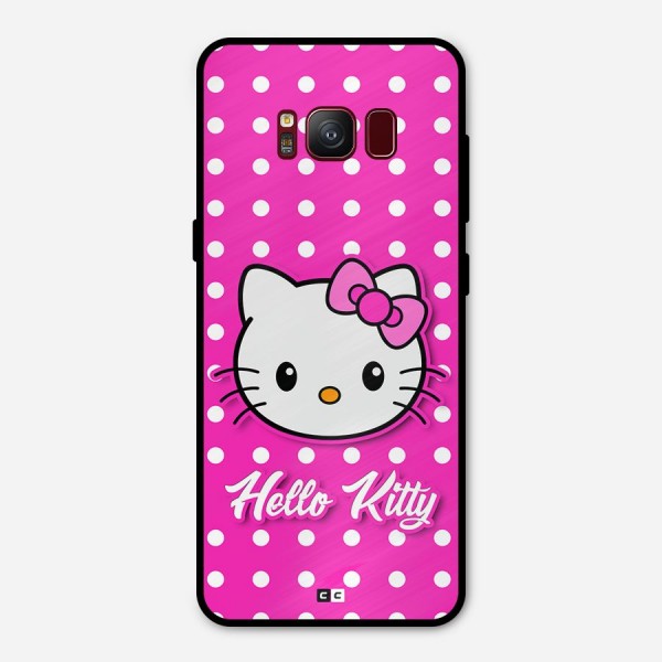 Baby Kitty Metal Back Case for Galaxy S8