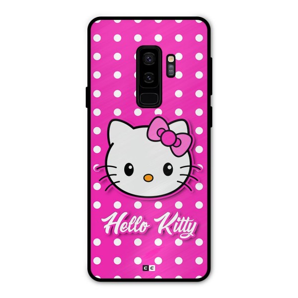 Baby Kitty Metal Back Case for Galaxy S9 Plus