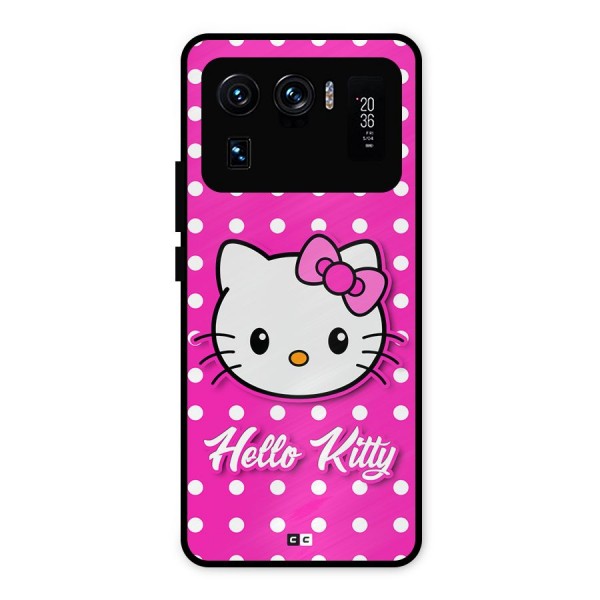 Baby Kitty Metal Back Case for Mi 11 Ultra