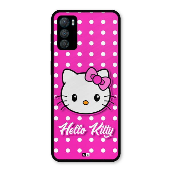 Baby Kitty Metal Back Case for Moto G42