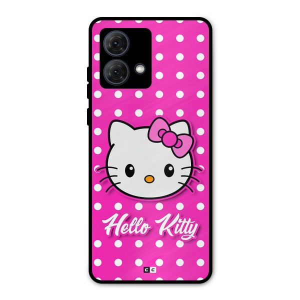 Baby Kitty Metal Back Case for Moto G84