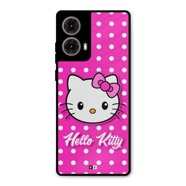 Baby Kitty Metal Back Case for Moto G85