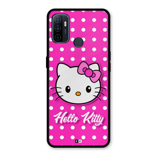 Baby Kitty Metal Back Case for Oppo A53